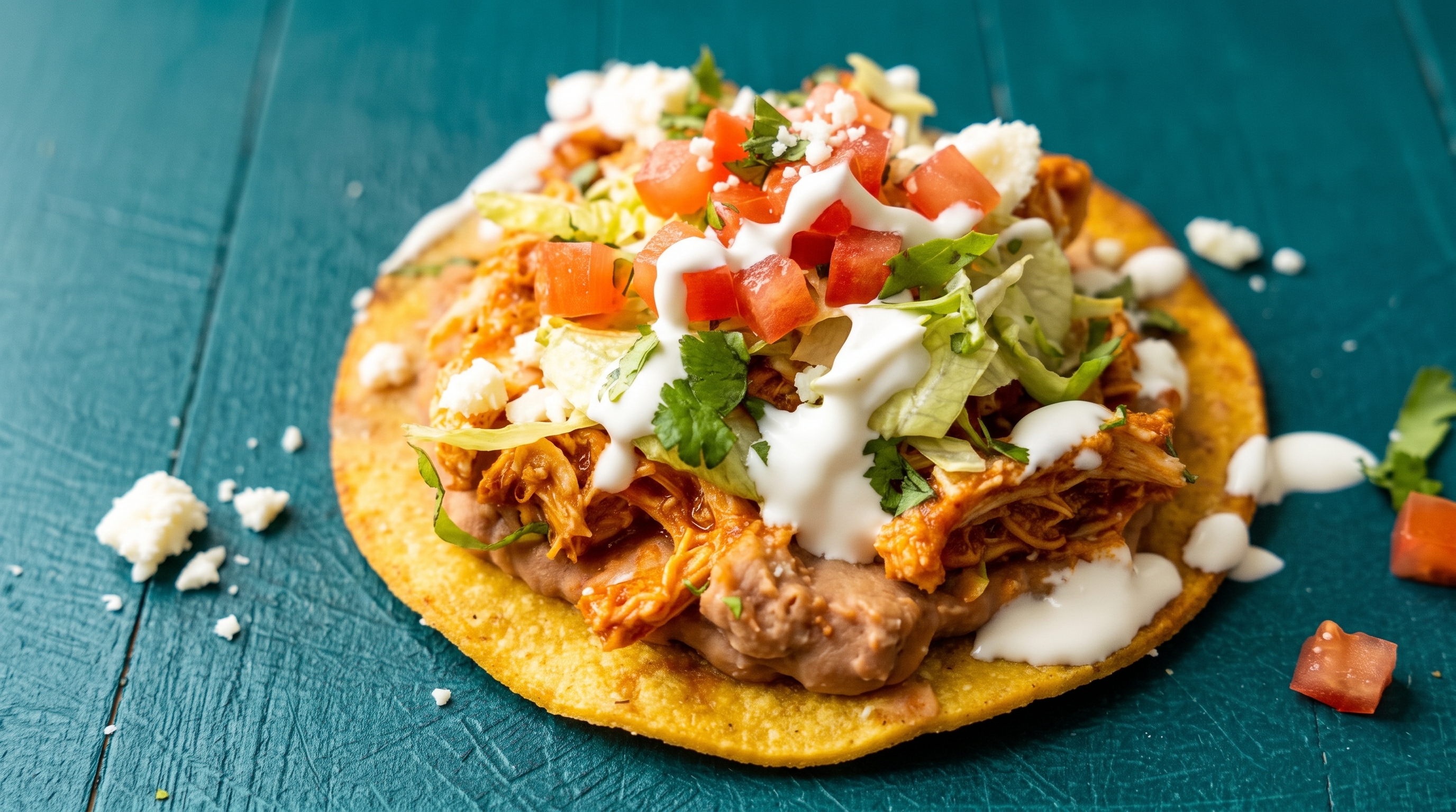 Chicken Tinga Tostadas