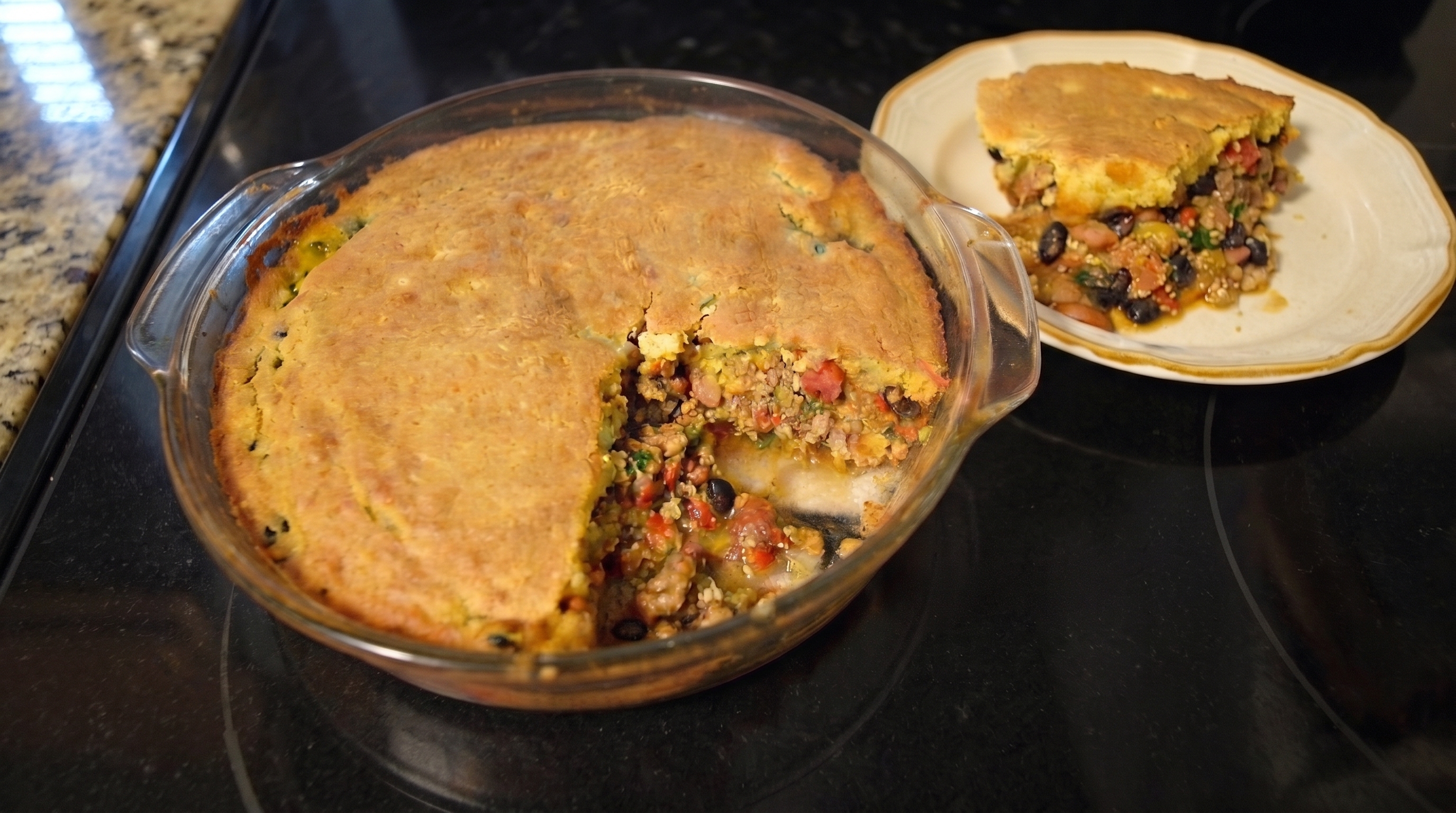 Ground Turkey Tamale Pie
